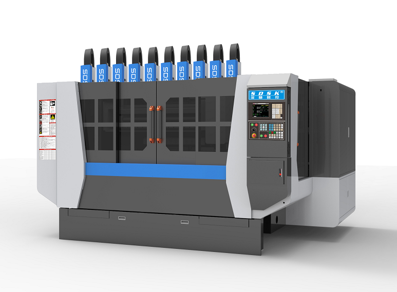 帶刀庫(kù)10軸鉆攻機(jī)系列
