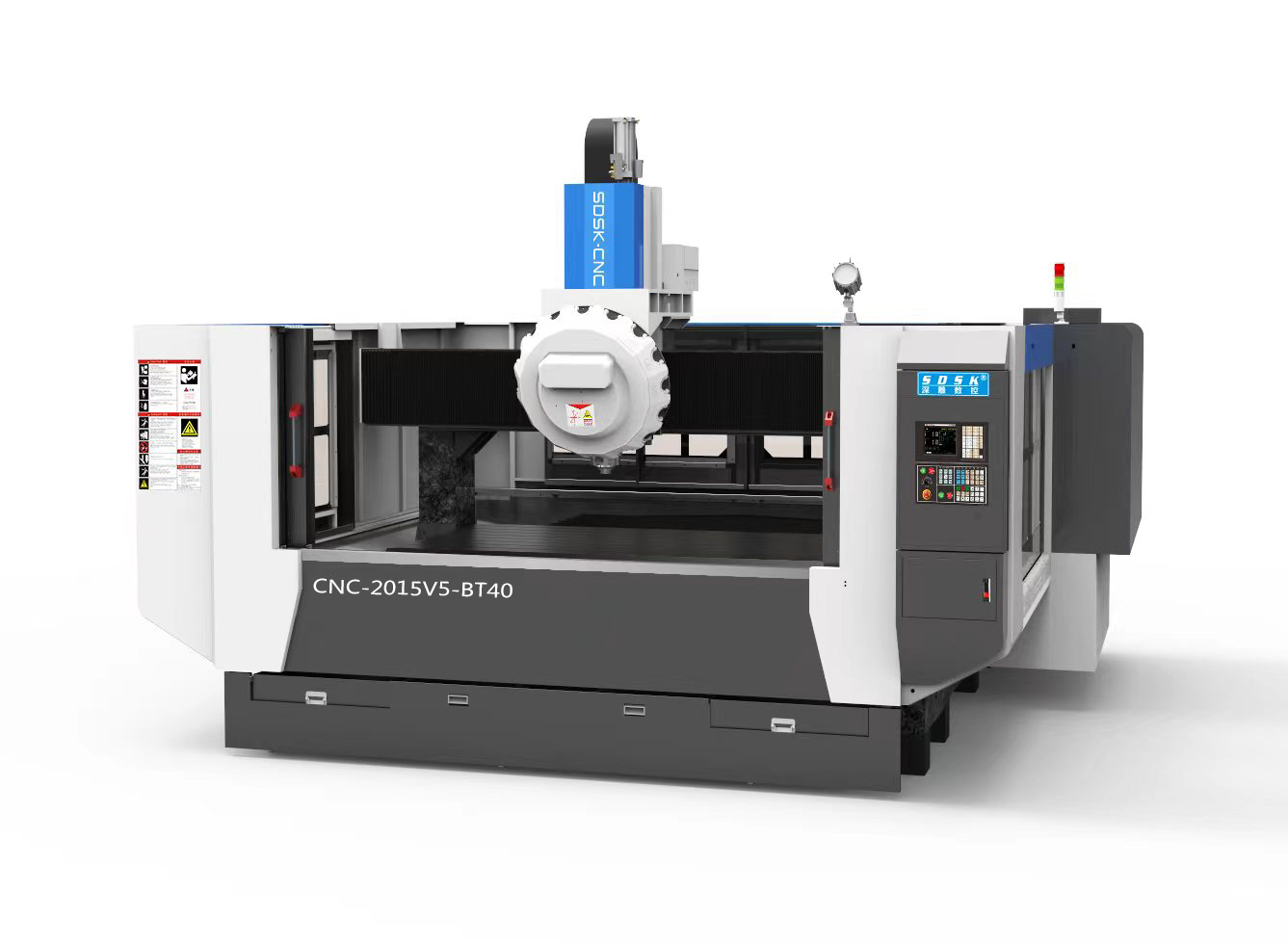 Operating procedures for gantry machining center